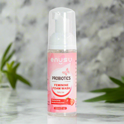 Feminine hygiene wash with probiotics. Maintains A Healthy pH Balance

Helps Prevent Bacterial Infections

Helps Remove Bad Odours

Gently Cleanses. 

Our Feminine Wash is Plant Based And Contains No Artificial Fragrances &amp; Is Sulfate Free. Vitamin E